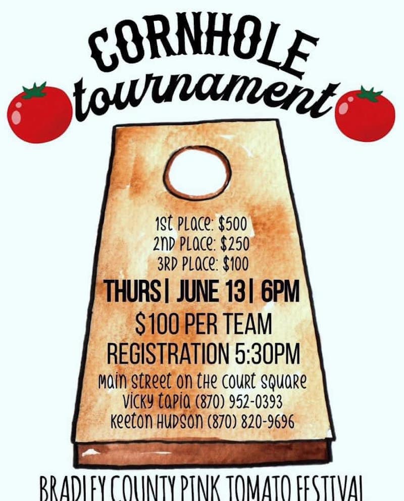 Cornhole Tournament Bradley County Pink Tomato Festival